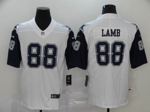 nfl cowboys #88 LAMB white rush jersey