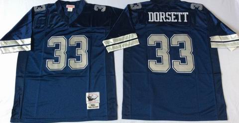 nfl dallas cowboys 33 Dorsett blue throwback jersey