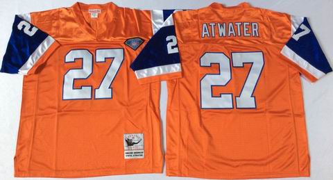 nfl denver broncos #27 Atwater orange hrowback jersey