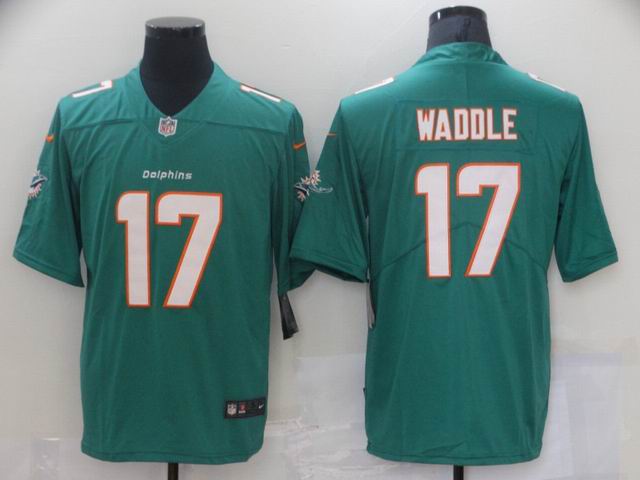 nfl dolphins #17 WADDLE green vapor untouchable jersey