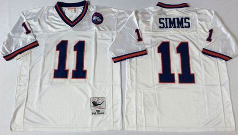 nfl new york giants #11 Simms white throwback jersey