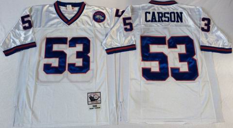 nfl new york giants #53 Carson white throwback jersey