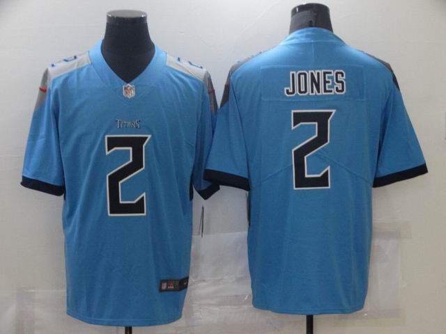 nfl titans #2 JONES blue vapor untouchable jersey