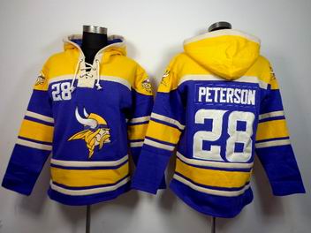 nfl vikings 28 Peterson sweatshirts hoody