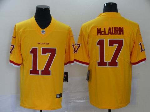 nfl washington redskins #17 McLAURIN gold rush jersey
