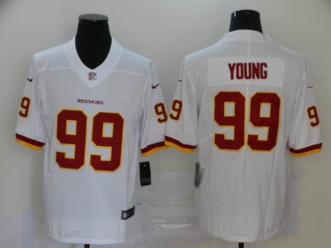 nfl washington redskins #99 YOUNG white vapor untouchable jersey