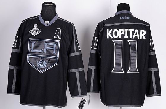 nhl LA kings #11 kopitar black jersey
