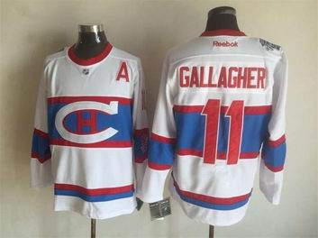 nhl Montreal Canadiens #11 Gallagher white jersey