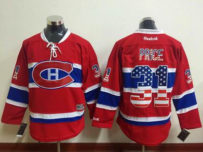 nhl Montreal Canadiens 31 Price red jersey