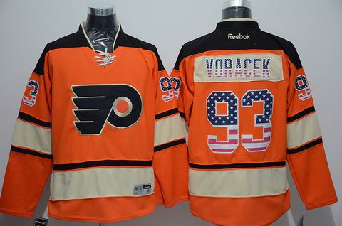 nhl Philadelphia Flyers #93 Voracek orange jersey