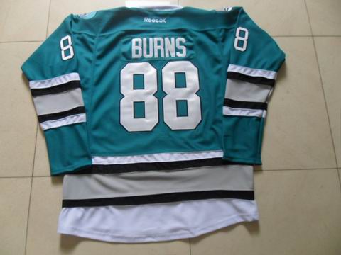 nhl San Jose Sharks #88 Burns blue jersey