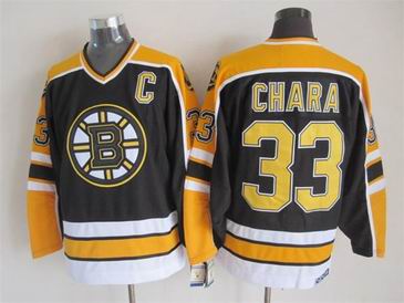 nhl boston bruins #33 Chara black jersey C patch