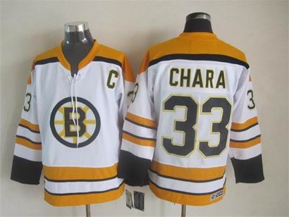 nhl boston bruins #33 Chara white jersey C patch