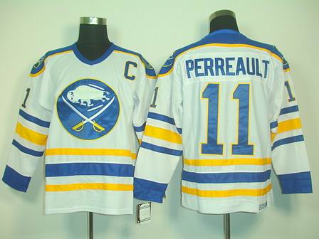 nhl buffalo sabres #11 perreault white