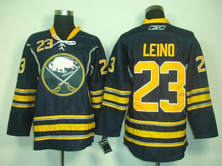 nhl buffalo sabres #23 leino dk blue