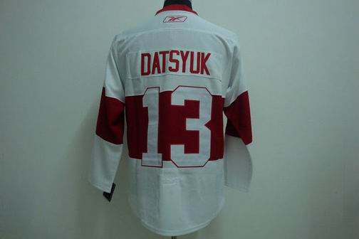 nhl deroit red wings #13 datsyuk white winter classic