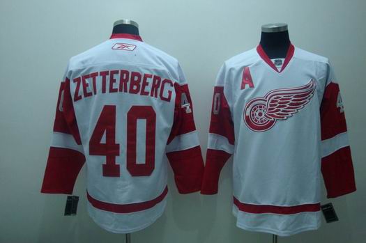 nhl detroit red wings #40 zetterberg