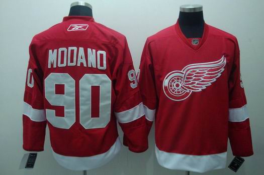 nhl detroit red wings #90 modano red