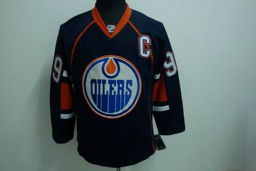 nhl edmonton oilers #99 gretzky dk.blue-01
