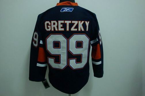 nhl edmonton oilers #99 gretzky dk.blue
