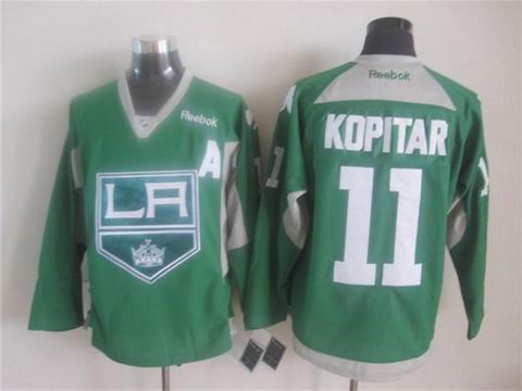 nhl kings 11# Kopitar green jersey