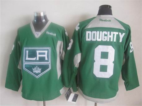 nhl kings 8# Doughty green jersey