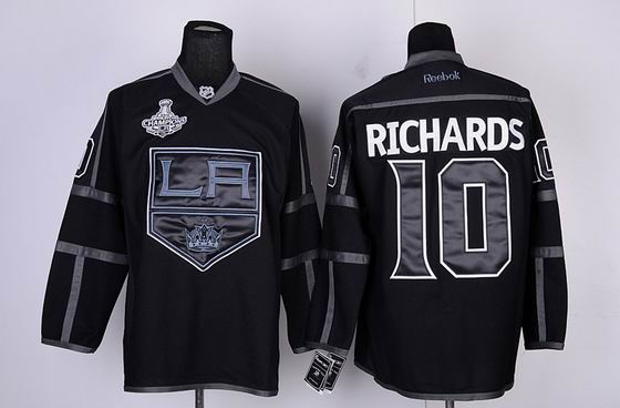 nhl los angeles kings #10 richards black jersey