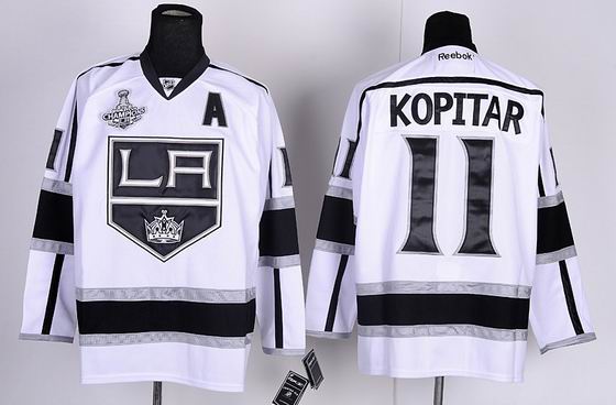 nhl los angeles kings #11 kopitar white