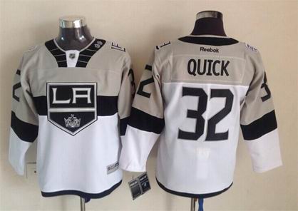 nhl los angeles kings #32 Quick white jersey