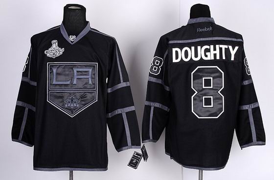 nhl los angeles kings #8 doughty black jersey
