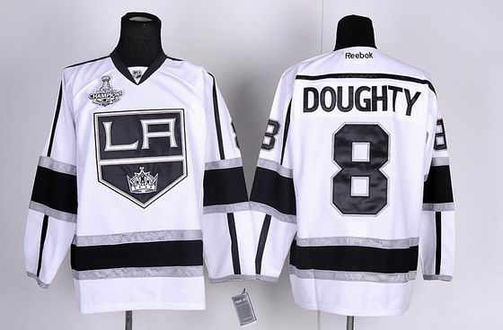 nhl los angeles kings #8 doughty white