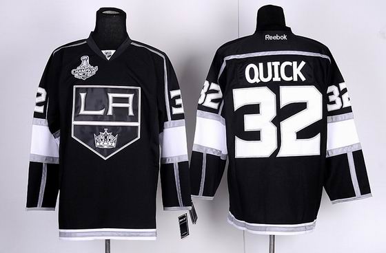 nhl los angeles kings 32 quick black jersey