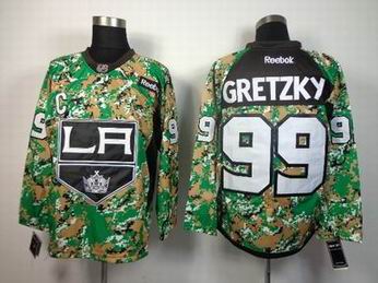 nhl los angeles kings 99 Gretzky camo jersey