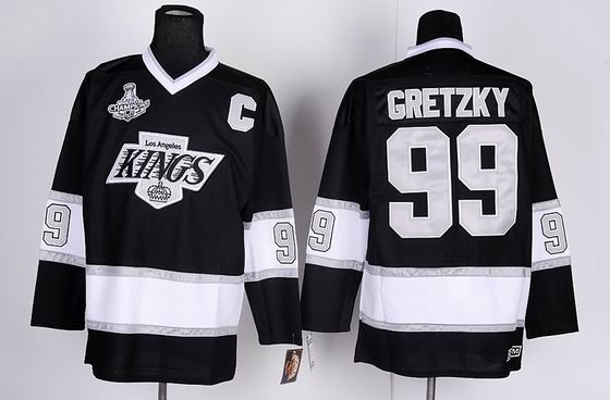 nhl los angeles kings 99 gretzky black