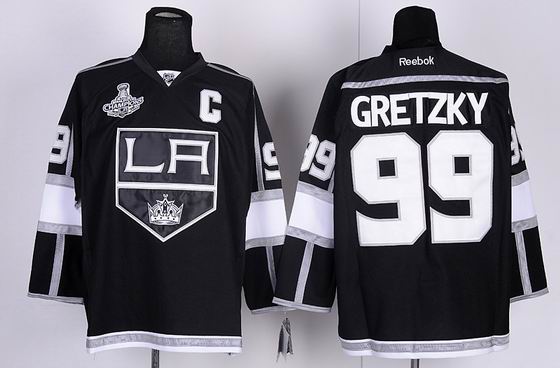 nhl los angeles kings 99 gretzky black white