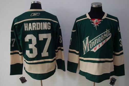 nhl minnesota wild #37 harding green