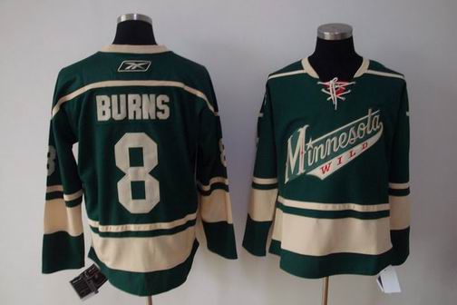 nhl minnesota wild #8 burns green