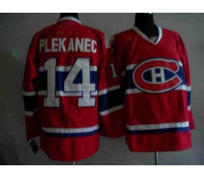 nhl montréal canadiens #14 plekanec red
