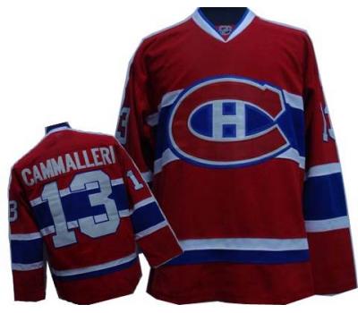 nhl montreal canadiens #13 cammalleri red blue