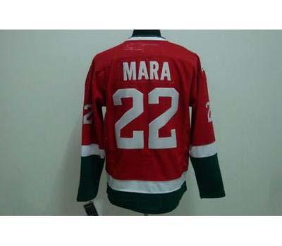 nhl montreal canadiens #22 mara red black