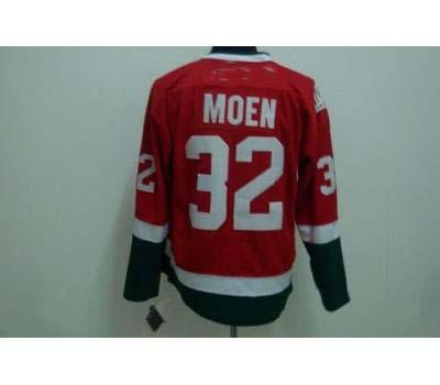 nhl montreal canadiens #32 moen red