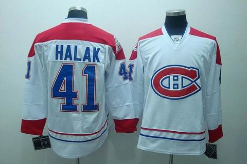 nhl montreal canadiens #41 halak white