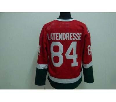 nhl montreal canadiens #84 lateneresse red