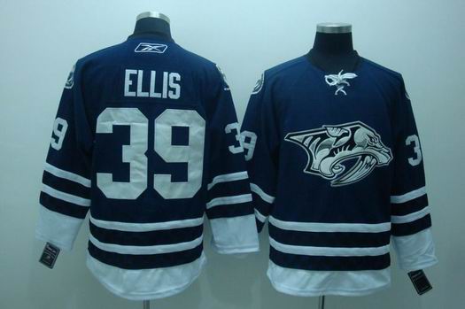 nhl nashville predators #39 ellis blue