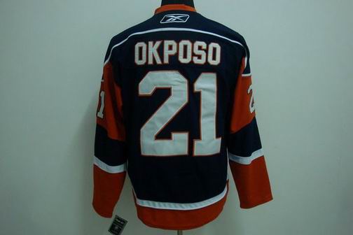 nhl new york islands #21 okposo blue