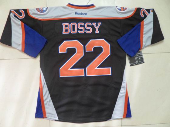 nhl new york islands #22 bossy black