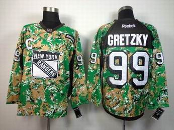 nhl new york rangers 99 Gretzky camo jersey