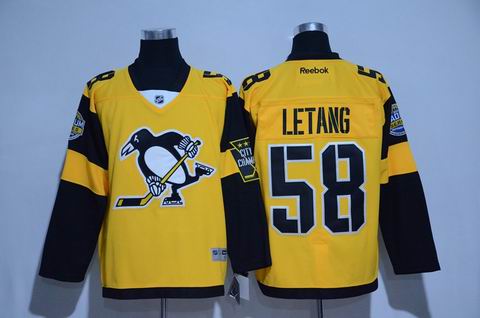 nhl pittsburgh penguins #58 Letang 2017 winter classic jersey