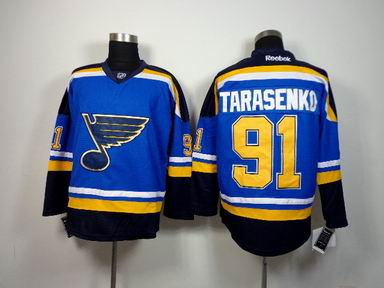 nhl st. louis blues 91 Tarasenko blue jersey