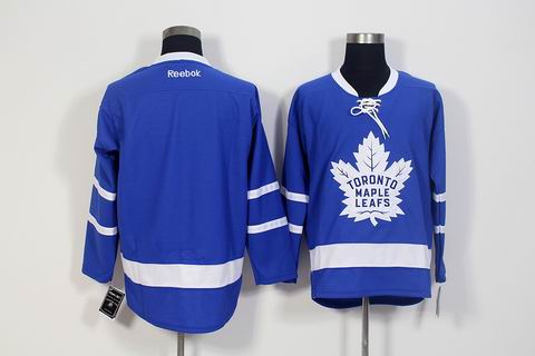 nhl toronto maple leafs blank blue jersey
